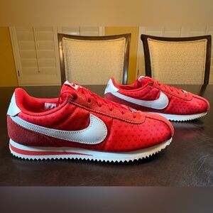 Nike Red and White Women's Sneakers